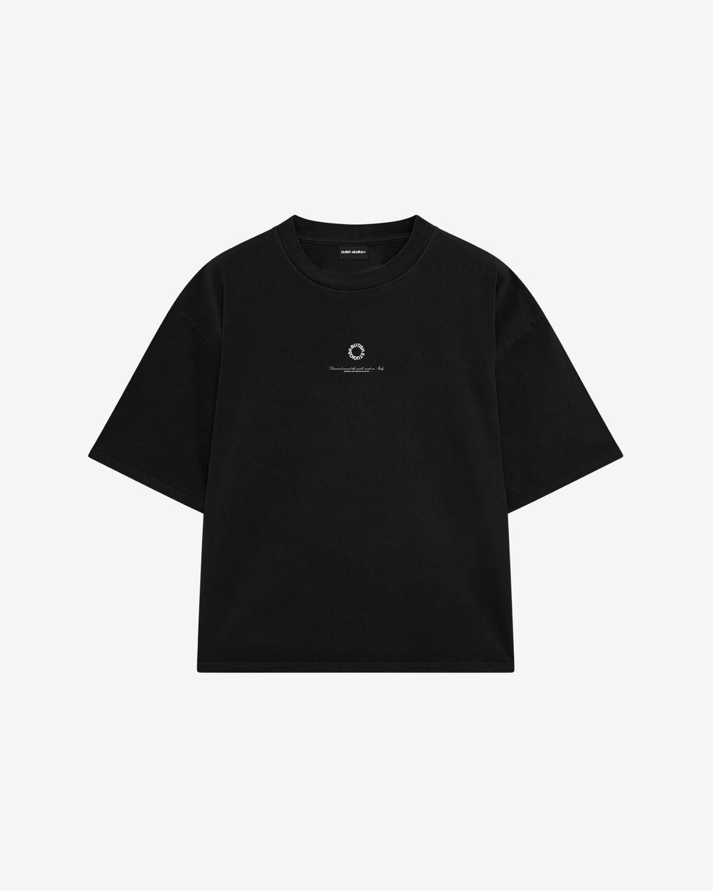 SMALL CIRCLE BLACK TEE