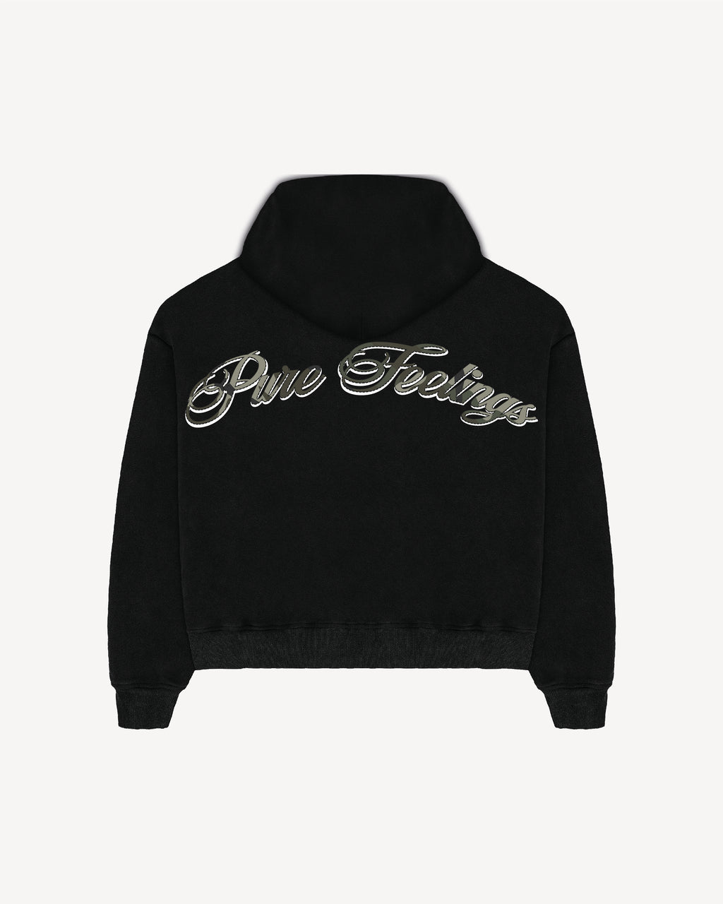 PURE FEELINGS BLACK HOODIE