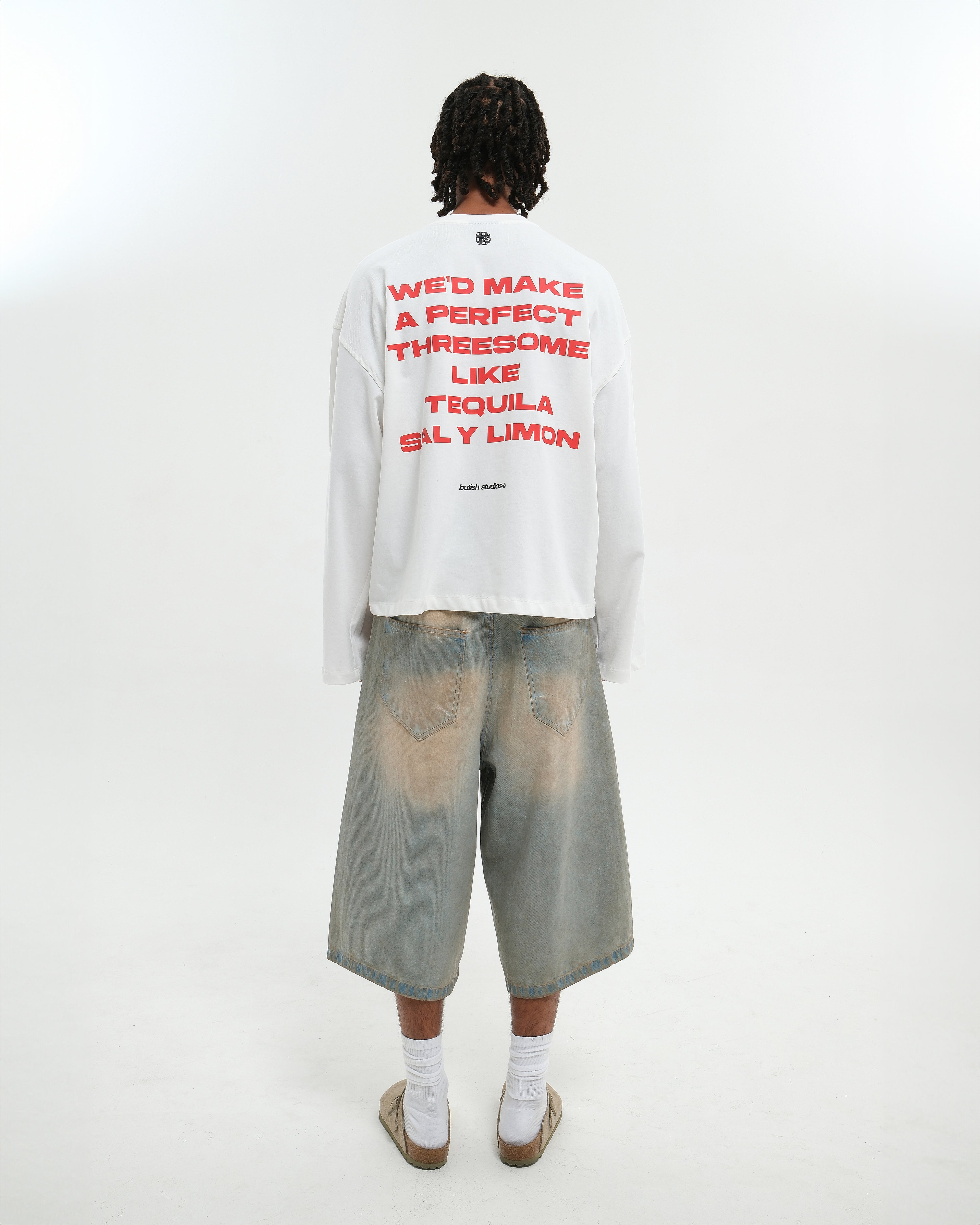 THREESOME LONGSLEEVE WHITE