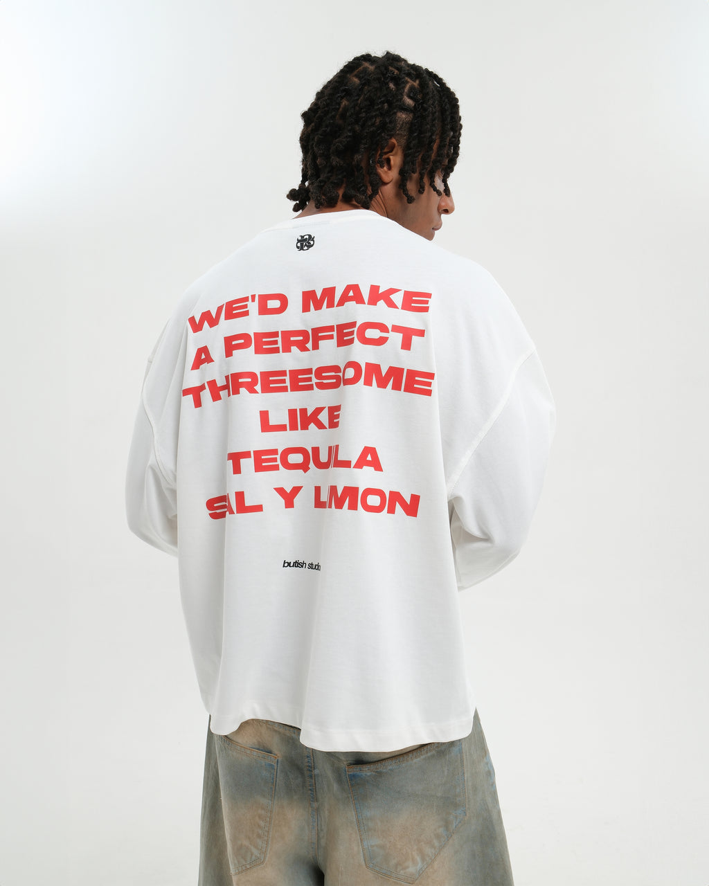 THREESOME LONGSLEEVE WHITE