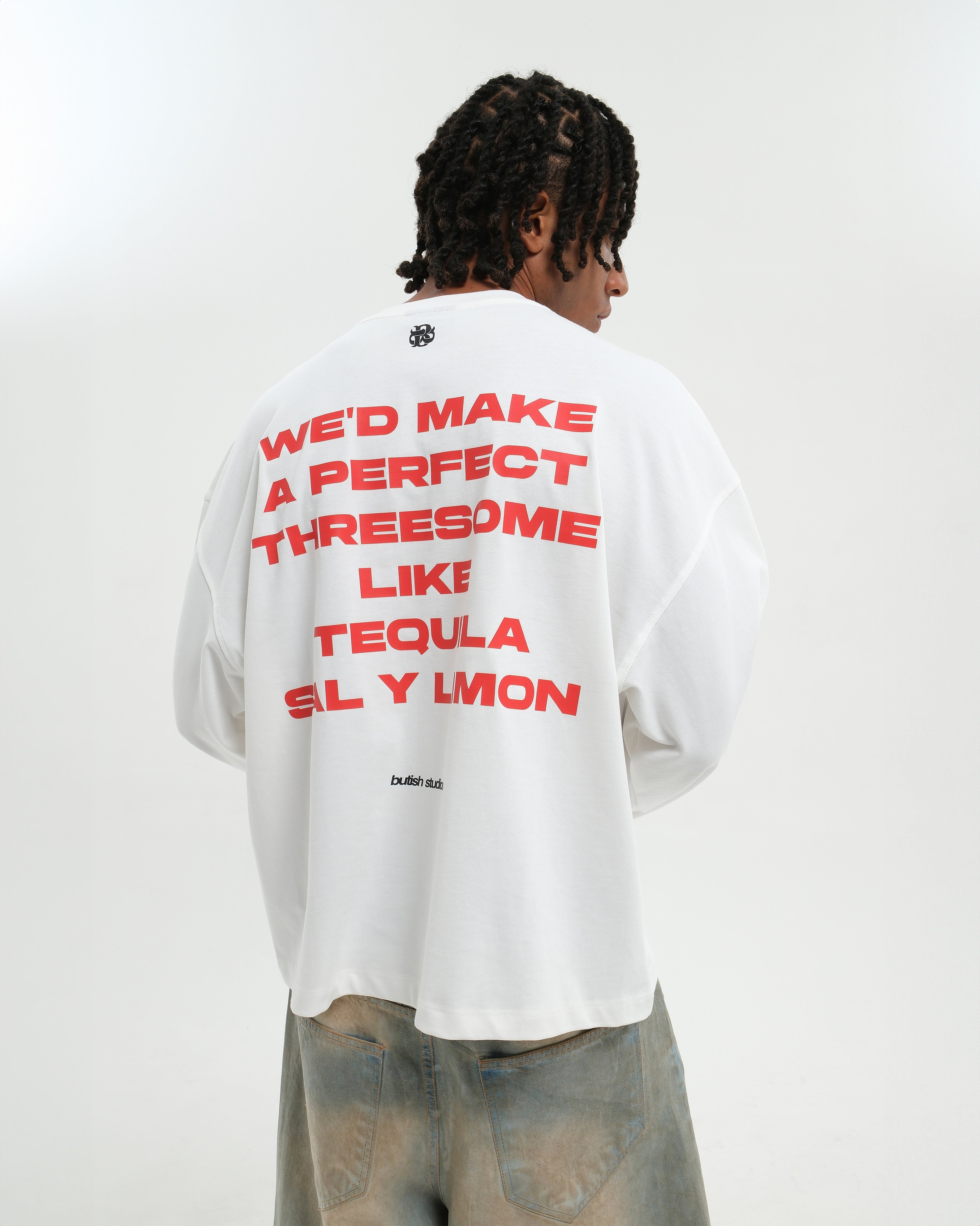 THREESOME LONGSLEEVE WHITE