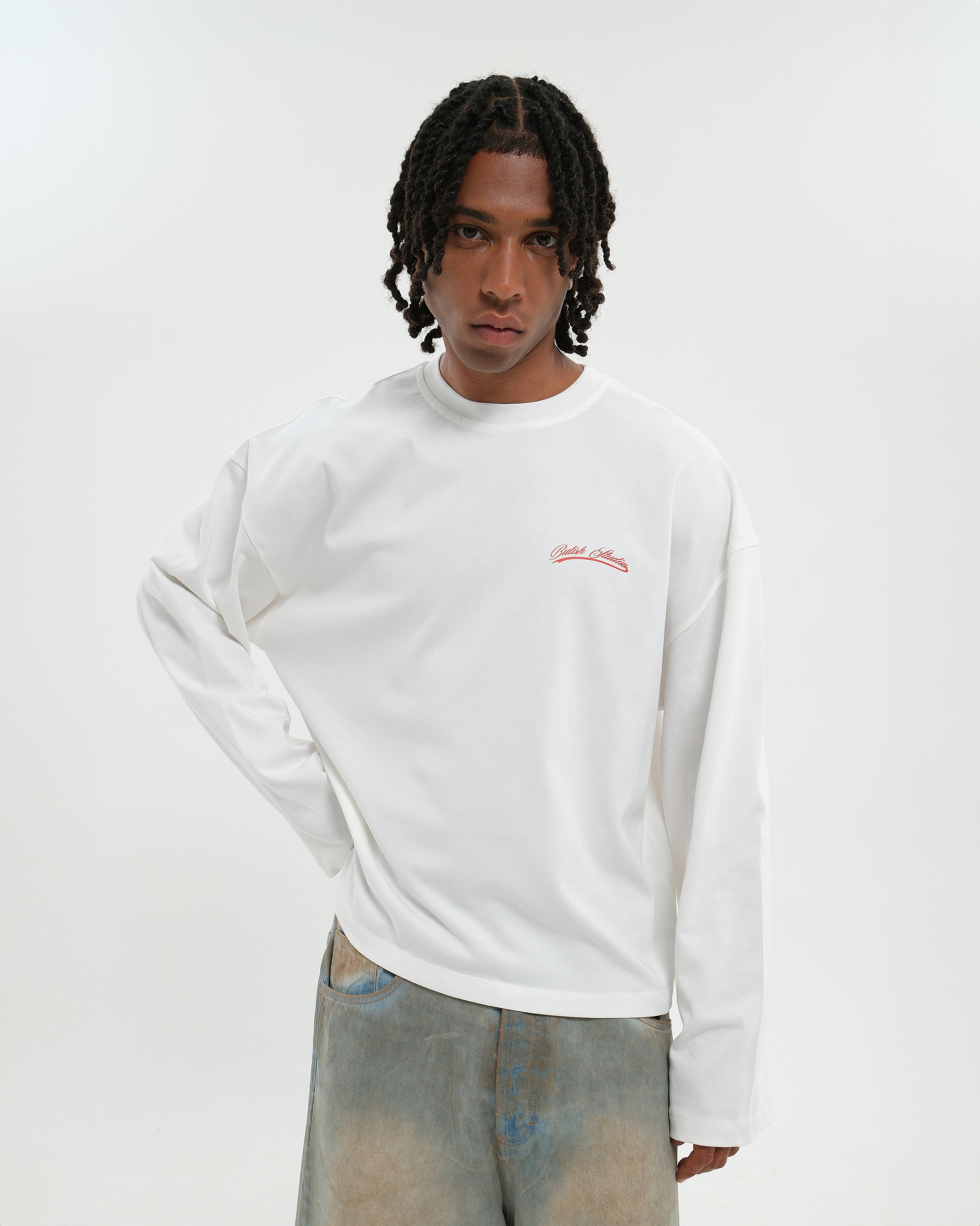 THREESOME LONGSLEEVE WHITE