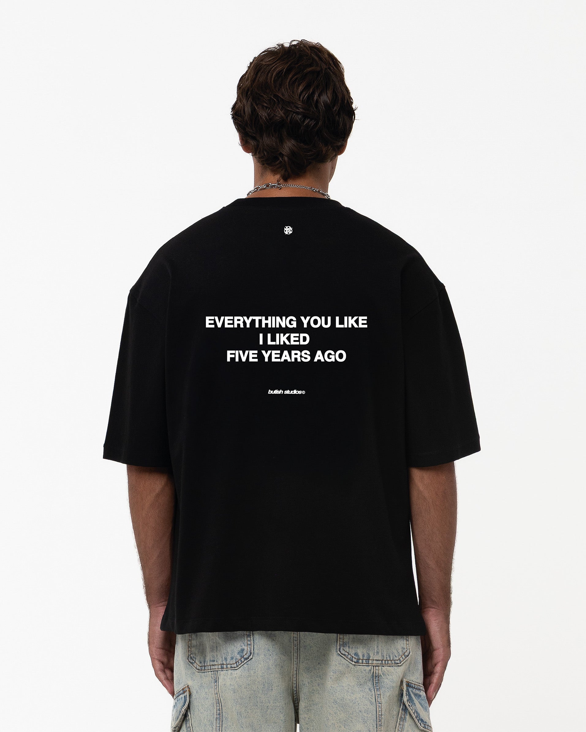 FIVE YEARS AGO BLACK TEE
