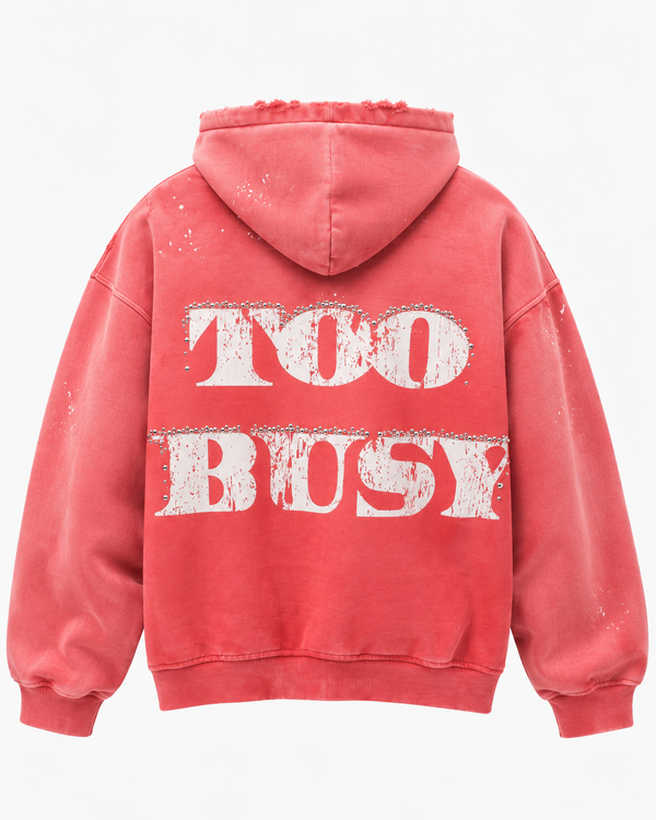 BUSY BOY HOODIE RED