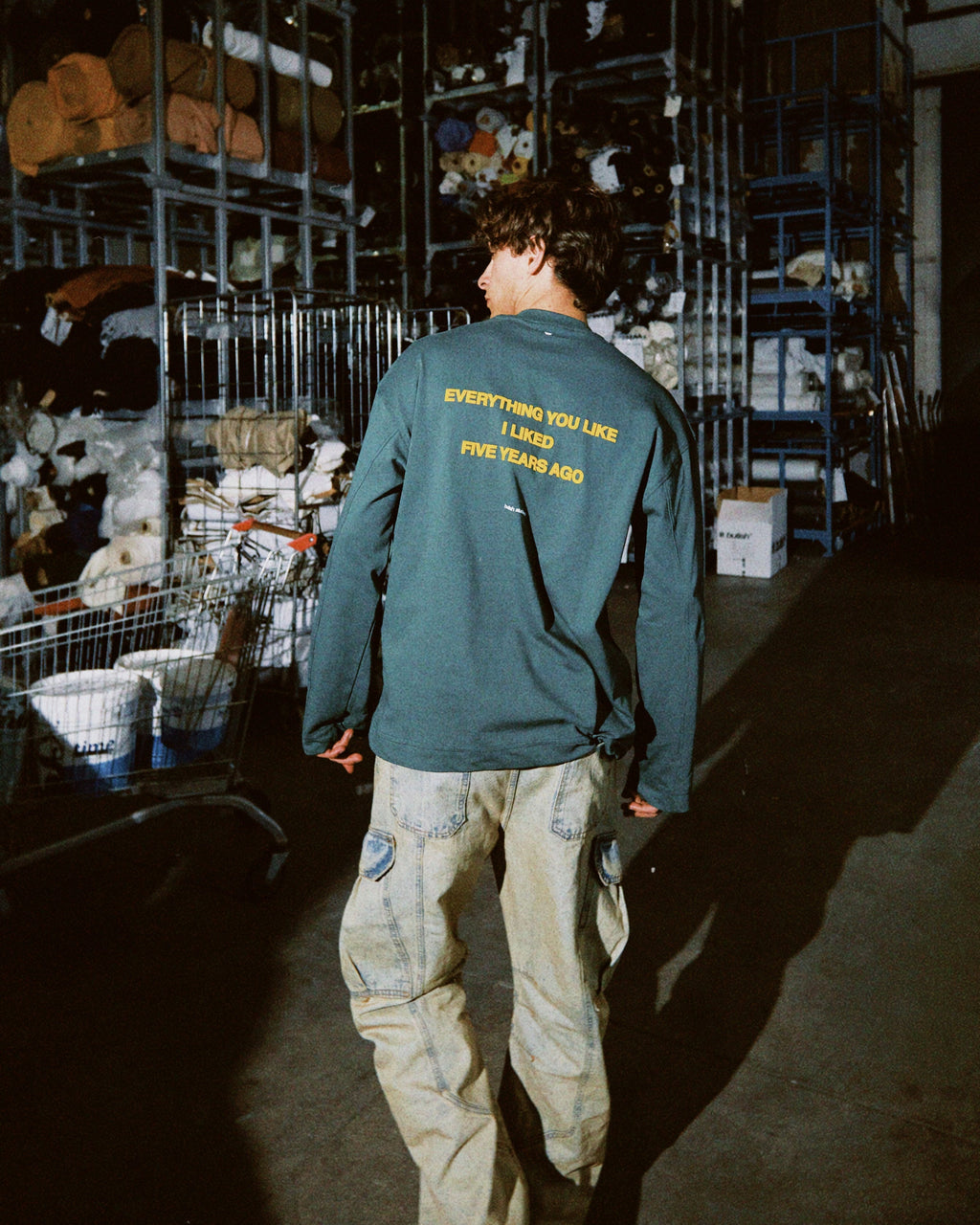 FIVE YEARS AGO GREEN LONG SLEEVE