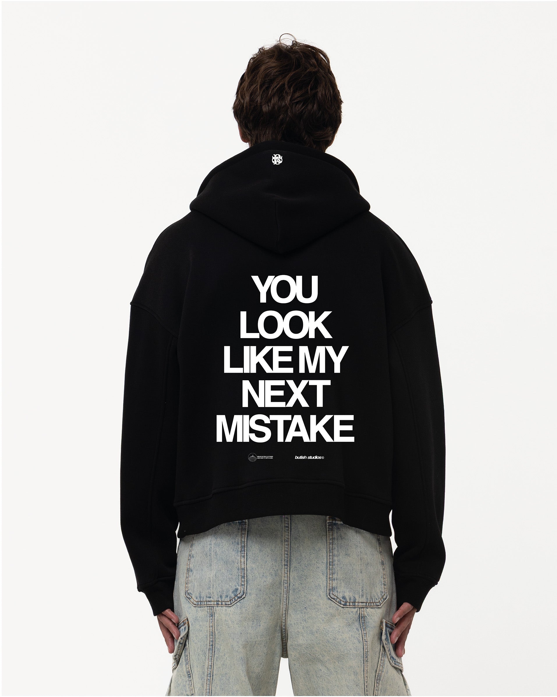 NEXT MISTAKE BLACK HOODIE