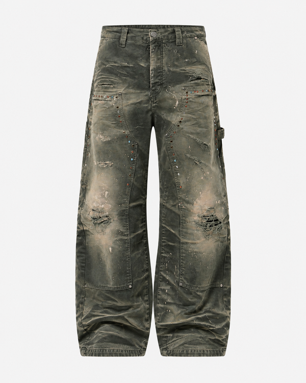 WORK HARD PANTS GREEN