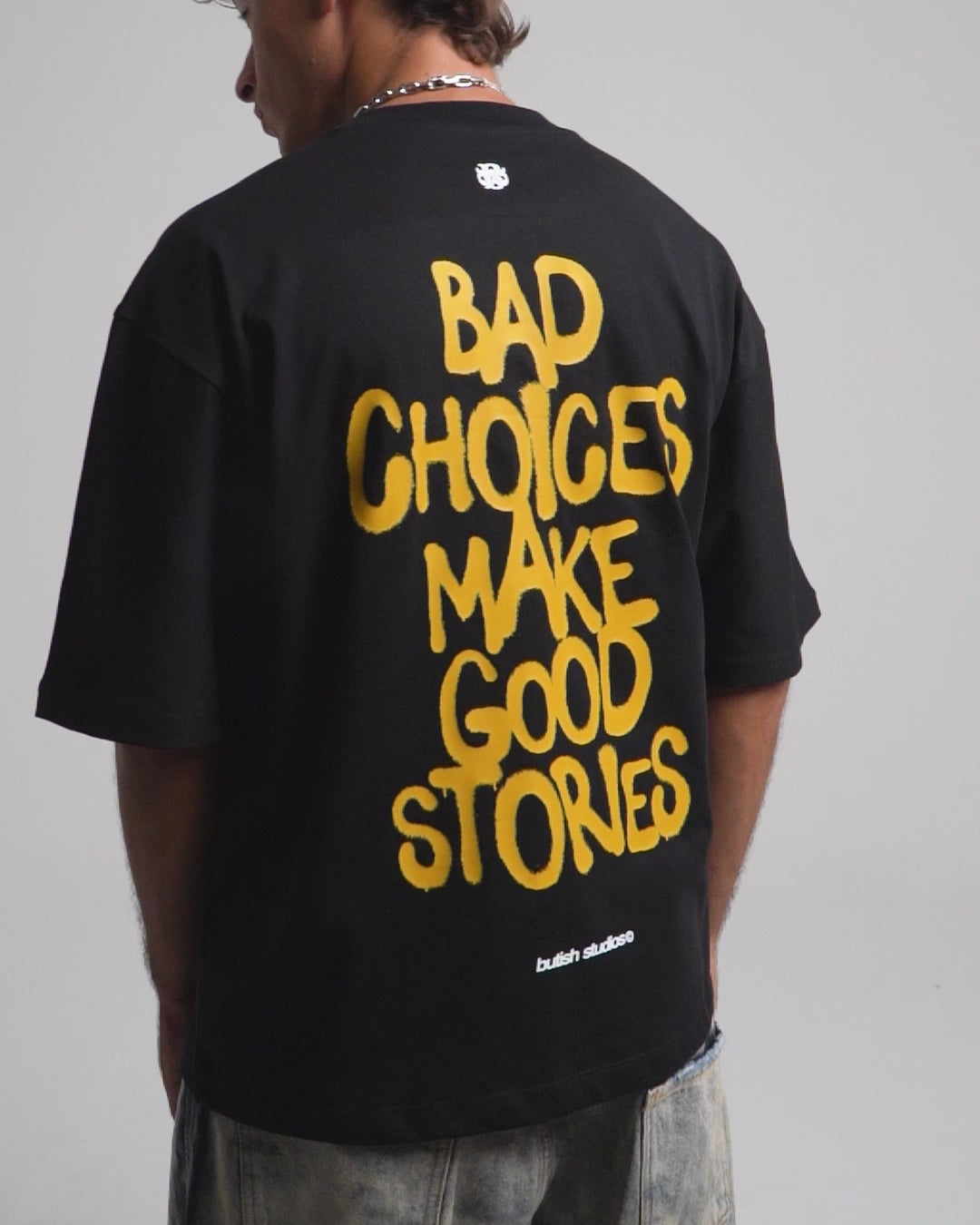 BAD CHOICES BLACK TEE