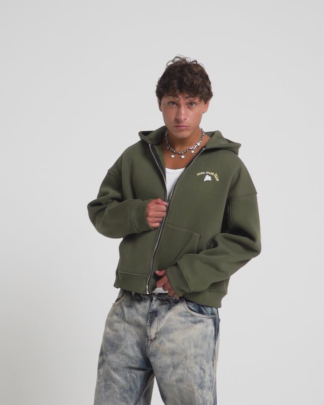 MIRRORS GREEN HOODIE