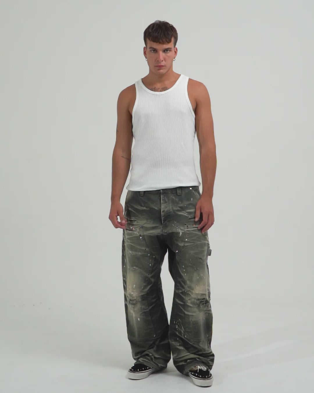 WORK HARD PANTS GREEN