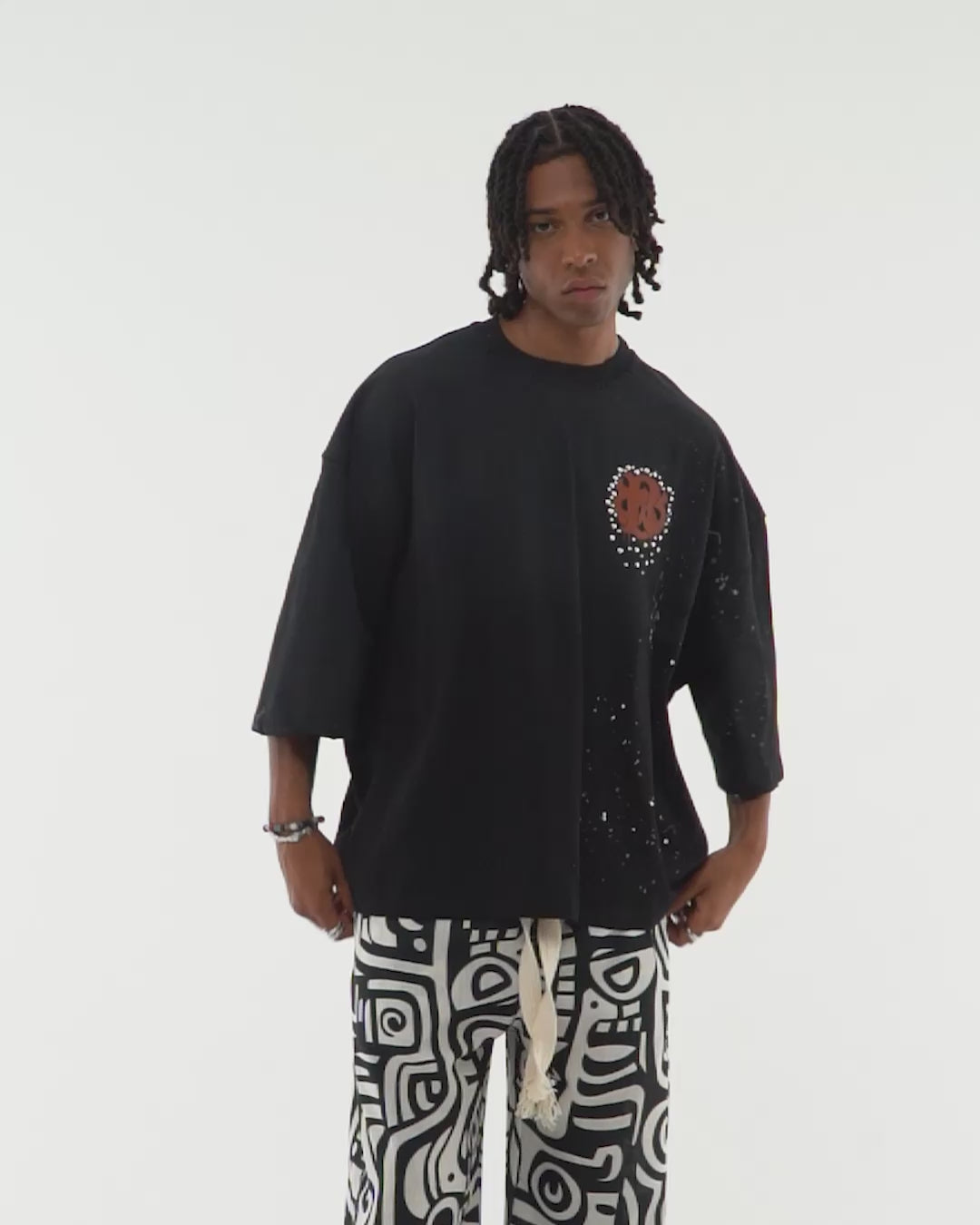 SANTA MONICA TEE BLACK
