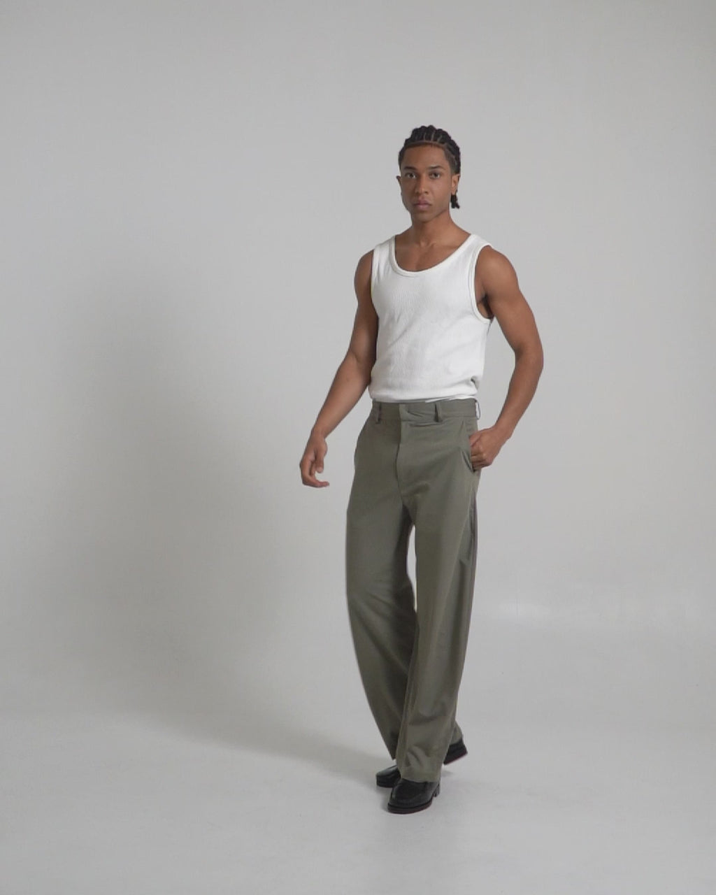 OFF RULES PANTS OLIVE