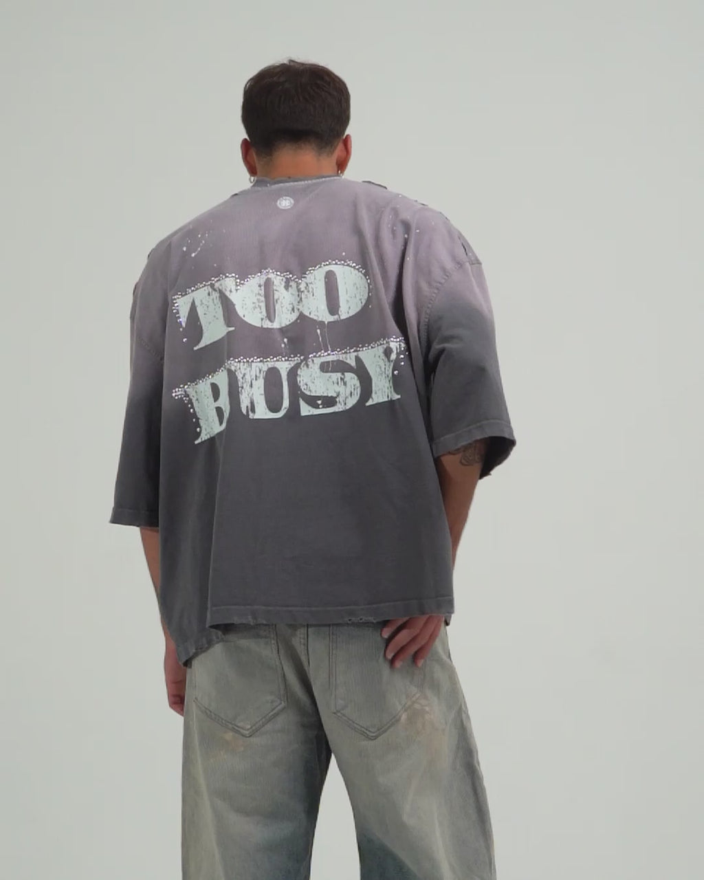BUSY BOY TEE GREY