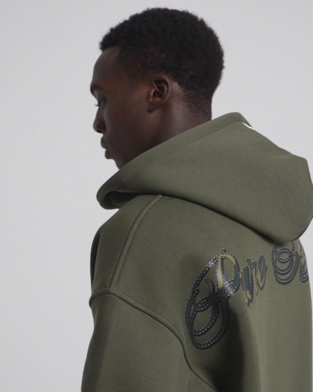 PURE FEELINGS GREEN HOODIE