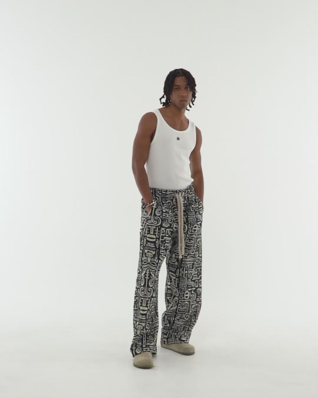 MAYA BLACK LOOSE PANTS