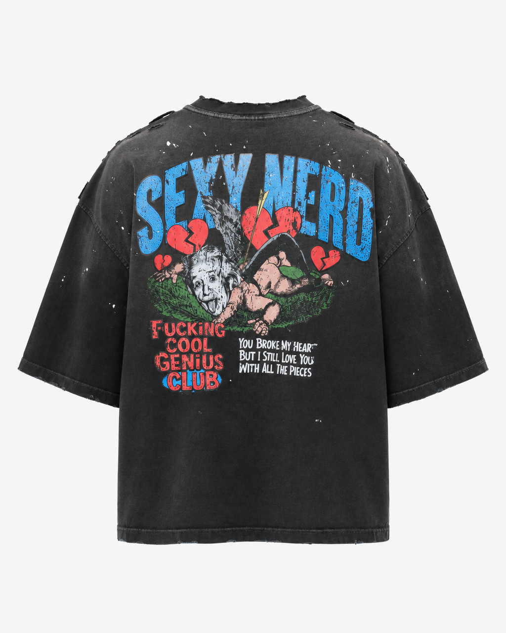 SEXY NERD TEE BLACK