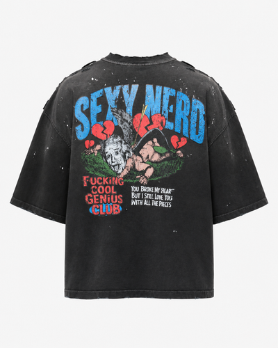 SEXY NERD TEE BLACK