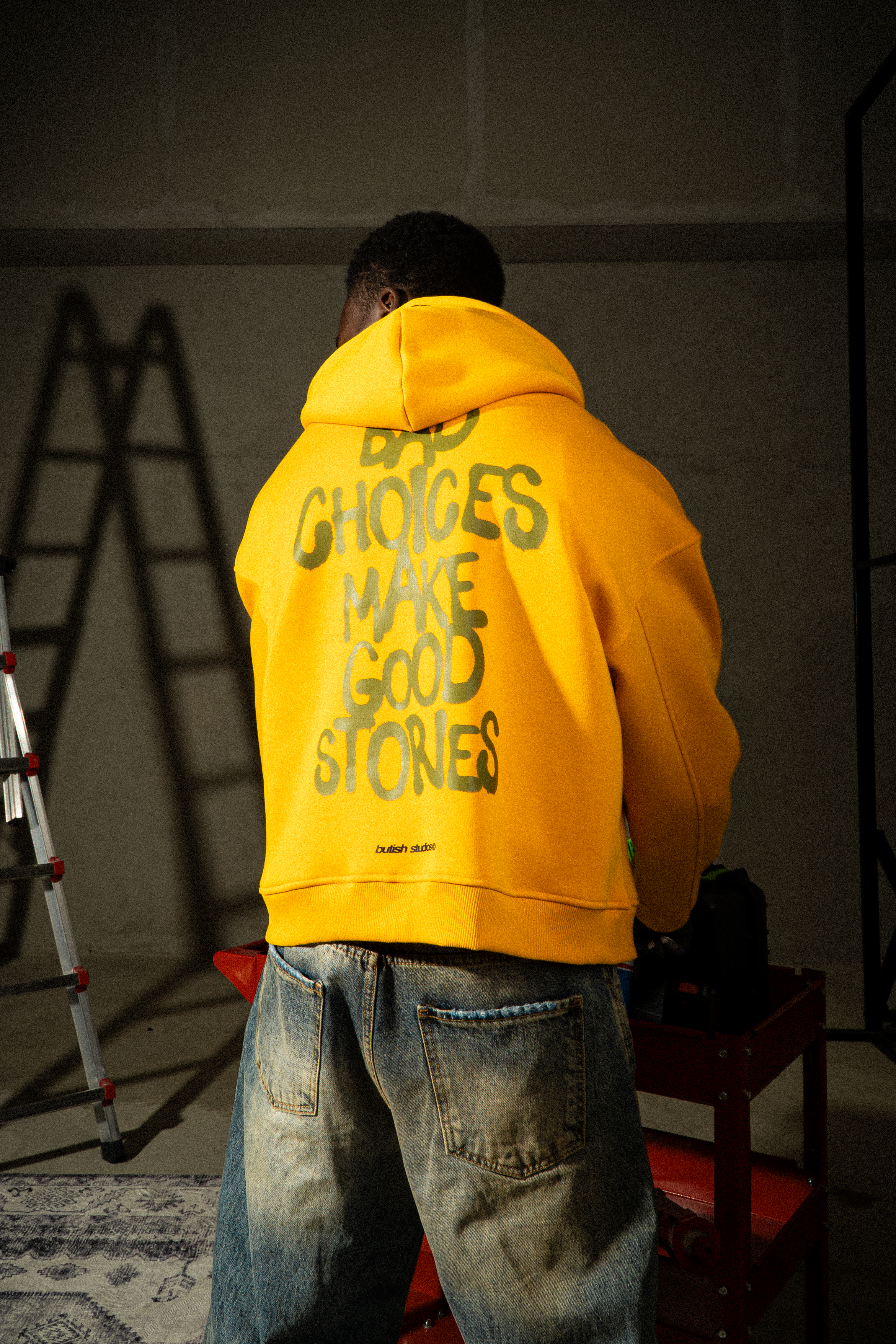BAD CHOICES YELLOW HOODIE